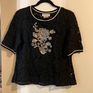 Luna Moon short sleeve blouse
